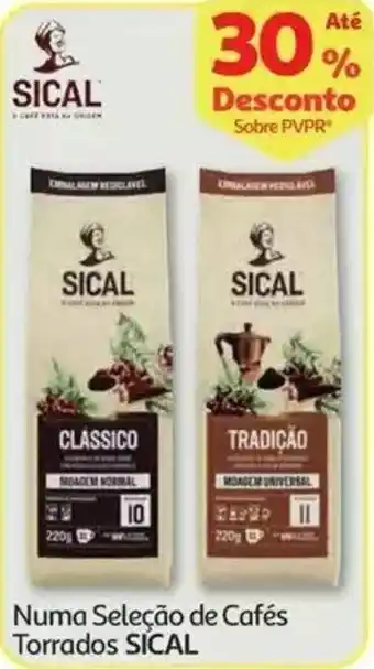 Auchan Numa Seleção de Cafés Torrados SICAL promoção