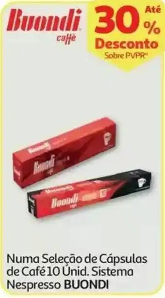 Auchan Cápsulas de Café 10 Unid. Sistema Nespresso BUONDI promoção