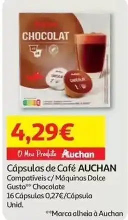 Auchan Cápsulas de Café Auchan promoção