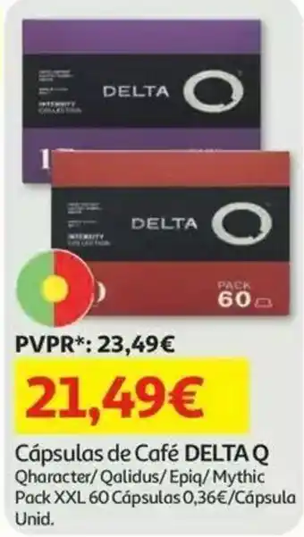 Auchan Cápsulas de Café Delta Q promoção
