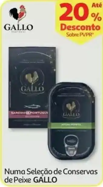 Auchan Numa Seleção de Conservas de Peixe GALLO promoção