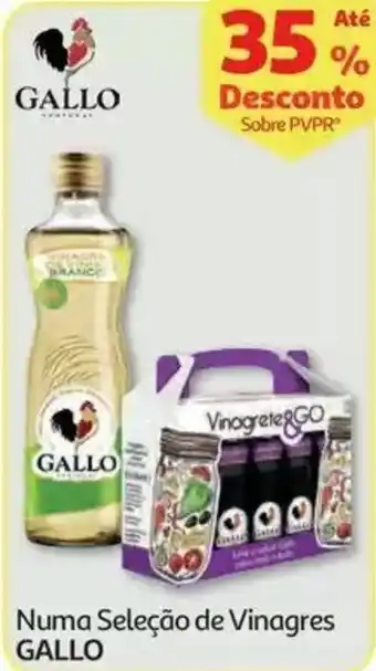 Auchan Numa Seleção de Vinagres Gallo promoção