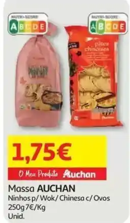 Auchan Massa auchan promoção