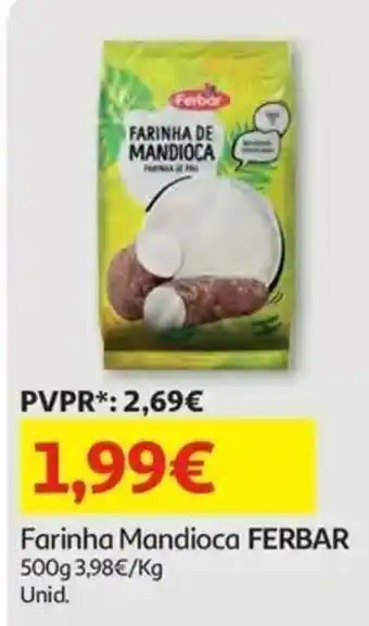 Auchan Farinha Mandioca Ferbar promoção