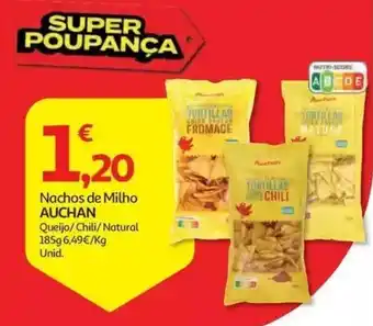 Auchan Nachos de Milho Auchan promoção