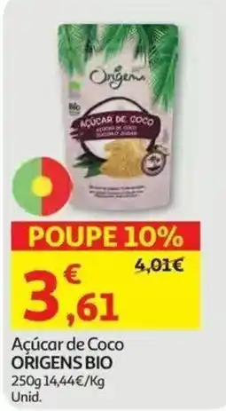 Auchan Açúcar de Coco Origens Bio promoção