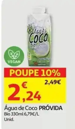 Auchan Água de Coco Próvida promoção