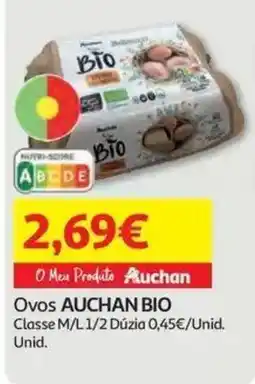 Auchan Ovos auchan bio promoção
