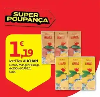 Auchan Iced Tea Auchan promoção