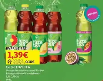 Auchan Ice Tea FUZE TEA promoção