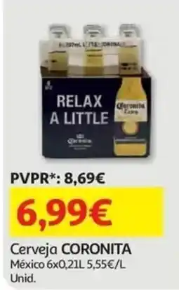 Auchan Cerveja coronita promoção
