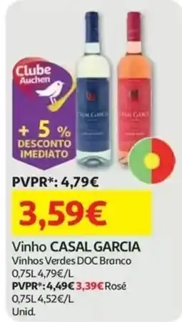 Auchan Vinho CASAL GARCIA promoção