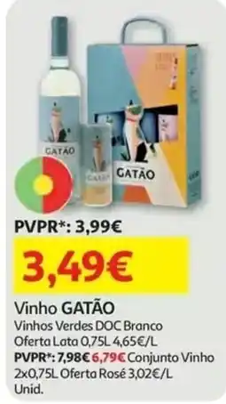 Auchan Vinho GATÃO promoção