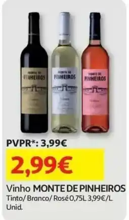Auchan vinho monte de pinheiros promoção
