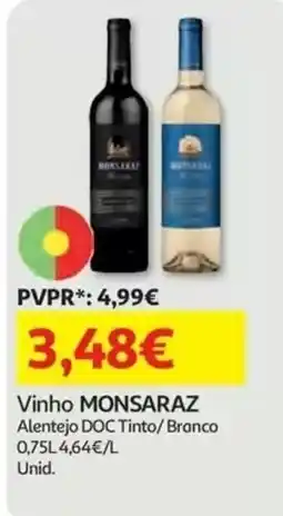 Auchan Vinho Monsaraz promoção