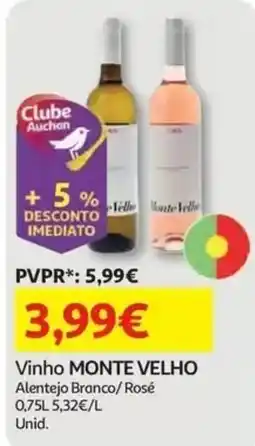 Auchan Vinho Monte Velho promoção