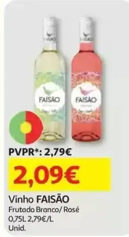 Auchan Vinho Faisão promoção