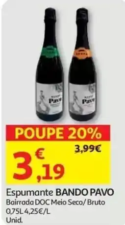 Auchan Espumante Bando Pavo promoção
