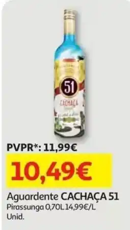 Auchan Aguardente Cachaça 51 promoção