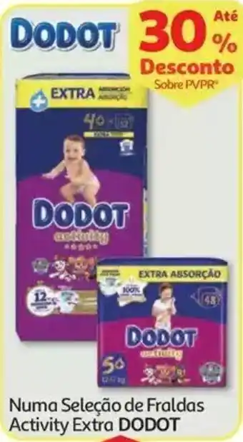 Auchan Fraldas Activity Extra Dodot promoção