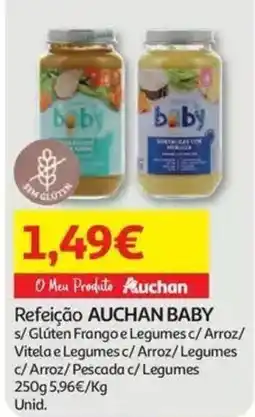 Auchan Refeição Auchan Baby promoção