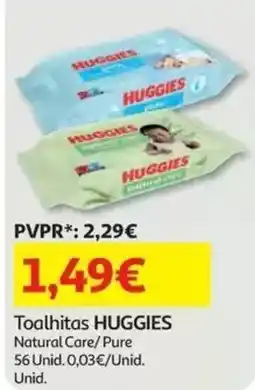 Auchan toalhitas huggies promoção