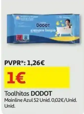 Auchan Toalhitas dodot promoção