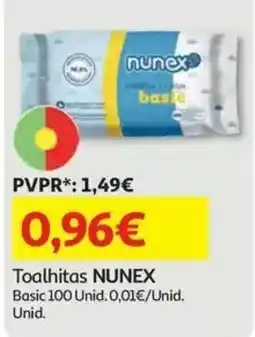 Auchan Toalhitas nunex basic promoção