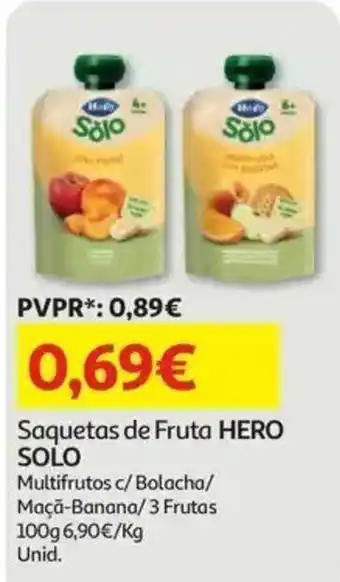 Auchan Saquetas de Fruta hero solo promoção