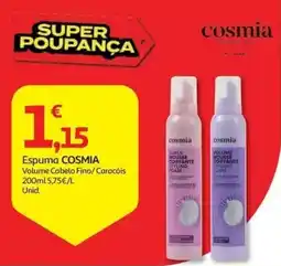 Auchan Espuma cosmia promoção