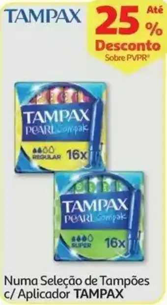 Auchan Tampax pearl compact promoção