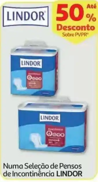 Auchan Pensos de incontinência lindor promoção