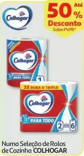 Auchan rolos de cozinha colhogar promoção