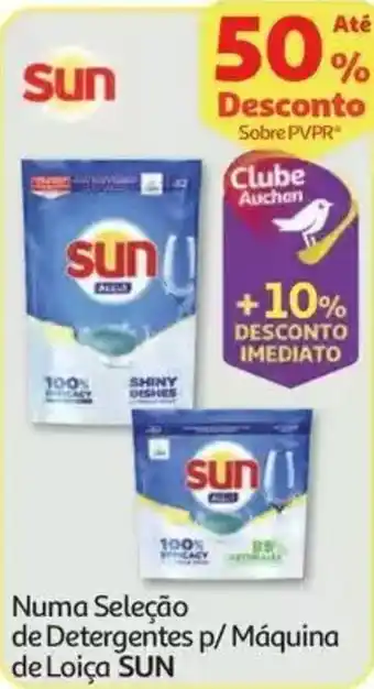 Auchan Detergentes p/ Máquina de Loiça SUN promoção