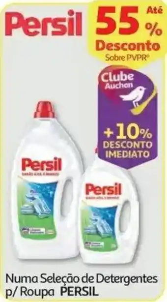 Auchan Persil sabão azul e branco promoção