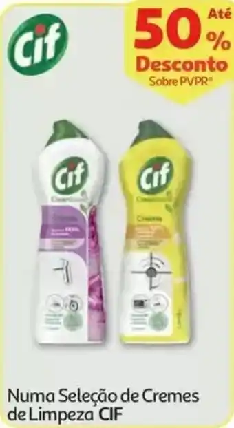 Auchan Cremes de limpeza cif promoção