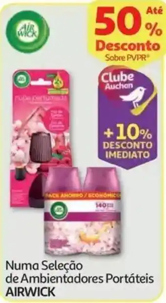 Auchan Ambientadores Portáteis Airwick promoção