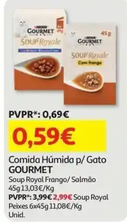 Auchan Comida Húmida p/ Gato GOURMET promoção