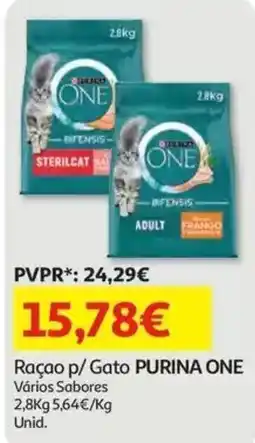Auchan Ração p/ Gato PURINA ONE promoção