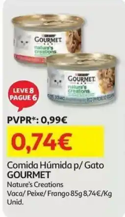 Auchan Comida Húmida p/ Gato GOURMET promoção
