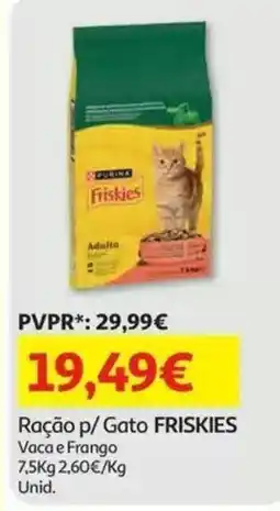Auchan Ração p/ Gato FRISKIES promoção