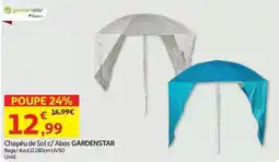 Auchan Chapéu de Sol c/ Abas GARDENSTAR promoção