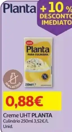 Auchan Creme uht planta promoção