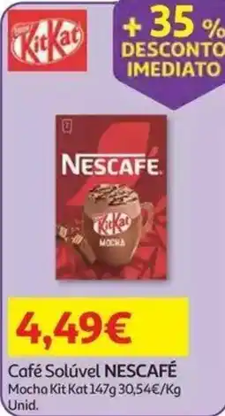 Auchan Café Solúvel NESCAFÉ Mocha KitKat promoção