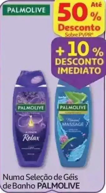Auchan Géis de banho palmolive promoção