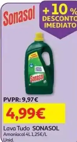 Auchan lava tudo sonasol promoção