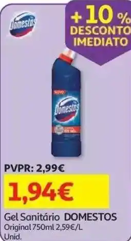 Auchan Gel Sanitário domestos promoção