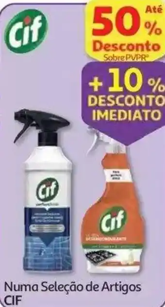 Auchan Cif numa seleção de artigos promoção