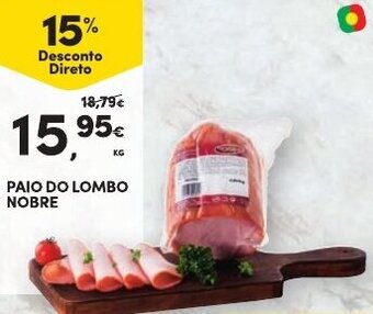 Continente Paio do Lombo Nobre promoção
