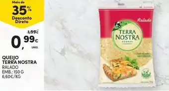 Continente Queijo Terra Nostra Ralado 150g promoção